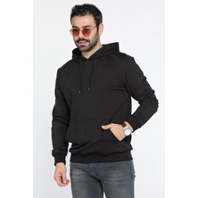 Mishar İtalia Kapüşonlu Kanguru Cepli Erkek Sweatshirt