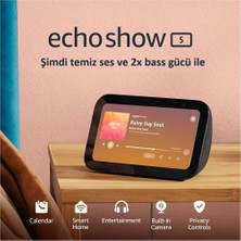 Amazon Echo Show 5 | 3rd Generation | Akıllı Ev Asistanı, Hoparlör