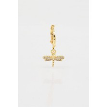 By Zeyna Aksesuar Kadın Kendi Tarzını Oluştur Zirkon Taşlı Yusufcuk Figürlü 1 Adet Küpe