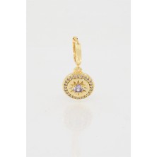 By Zeyna Aksesuar Kadın Kendi Tarzını Oluştur Zirkon Taşlı Kuzey Yıldız Figürlü 1 Adet Küpe