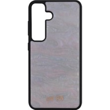 Just Fun Samsung S24 Uyumlu Marble Cover Mermer Desenli Darbe Dayanımlı Silikon Telefon Kılıfı