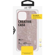 Just Fun iPhone 13 / 14 Uyumlu Marble Cover Mermer Desenli Darbe Dayanımlı Silikon Telefon Kılıfı