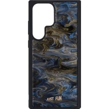 Just Fun Samsung S24 Ultra Uyumlu Marble Cover Mermer Desenli Darbe Dayanımlı Silikon Telefon Kılıfı