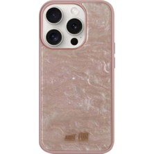 Just Fun iPhone 15 Pro Uyumlu Marble Cover Mermer Desenli Darbe Dayanımlı Silikon Telefon Kılıfı