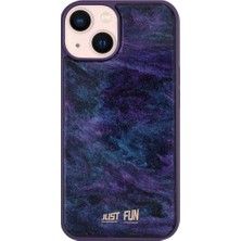 Just Fun iPhone 13 / 14 Uyumlu Marble Cover Mermer Desenli Darbe Dayanımlı Silikon Telefon Kılıfı