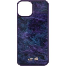 Just Fun iPhone 13 / 14 Uyumlu Marble Cover Mermer Desenli Darbe Dayanımlı Silikon Telefon Kılıfı