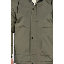 Mishar İtalia Erkek Kapüşonlu Astarlı Mont