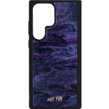 Just Fun Samsung S23 Ultra Uyumlu Marble Cover Mermer Desenli Darbe Dayanımlı Silikon Telefon Kılıfı