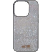 Just Fun iPhone 15 Pro Uyumlu Marble Cover Mermer Desenli Darbe Dayanımlı Silikon Telefon Kılıfı