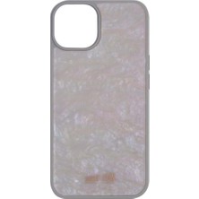 Just Fun iPhone 13 / 14 Uyumlu Marble Cover Mermer Desenli Darbe Dayanımlı Silikon Telefon Kılıfı