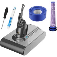 IgnisForge 21.6V V7 Pil Adaptörü + Filtreler Tam Set Animal Pro Elektrikli Süpürge Için Değiştirilebilir (Yurt Dışından)