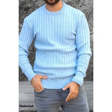 BirbeyStore Erkek Triko Kazak Bisiklet Yaka Rahat Kalıp