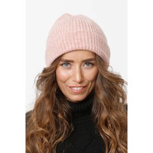 Tiftik Katlamalı Yıkamalı Triko Örgü Bere