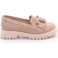 Dgn 2836 Kadin Püsküllü Loafer Ayakkabi