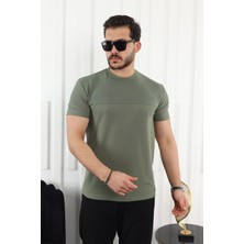 Comstar Şerit Detaylı Baskılı T-Shirt