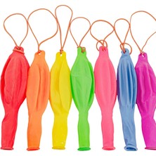 Techno Station 50’li Lastikli Basket Balon Karışık Renk 50 Adet Özel Gün Süsleme Balonu