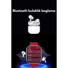 Wearfit Pro Hk9 Ultra 2 Amoled Ekran 2.12INÇ Son Sürüm Çift Kordon Arama Bluetooth Bildirim