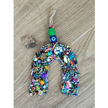 BaharEli El Emeği, Otantik, Duvar Süsü - Nal- Nazarlık 12 x 14  cm