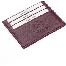 West Polo  Deri Bol Kartlıklı Unisex Kartlık WPT041