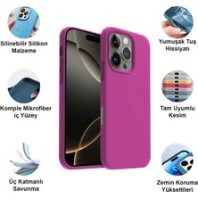 CepStok Apple iPhone 16 Pro Kılıf Lansman Premium Silinebilir Silikon