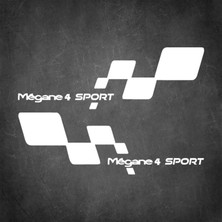 Megane 4 Sport Sticker - Megane Sticker - Renault Sticker - Kapı Altı Sticker - Oto Sticker - Araba Sticker