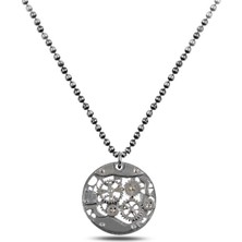 Brezza Lusso Jewelry Zamanın Mekaniği Erkek Gümüş Kolye