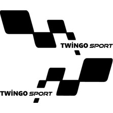 Twingo Sport Sticker - Twingo Sticker - Renault Sticker - Kapı Altı Sticker - Oto Sticker - Araba Sticker