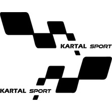 Kartal Sport Sticker - Kartal Sticker - Tofaş Sticker - Kapı Altı Sticker - Oto Sticker - Araba Sticker
