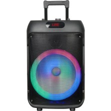 Zore GD-1203 Dijital LED Göstergeli Fm Radyolu Mikrofonlu Rgb Tws 12 Inç Stereo Bass Kablosuz Karaok