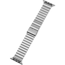 Dmay Apple Watch Ultra 2 (2024) 49MM Ayarlanır Metal Paslanmaz Çelik Kordon