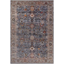 Gabardin Halı 7/24 Klasik Tarz 160 x 235 Toz Barındırmaz Viskon Halı 0727-LCV