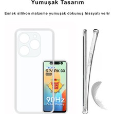 CepStok Tecno Spark Go 2024 Kılıf Şeffaf Kamera Korumalı Esnek Yumuşak Silikon