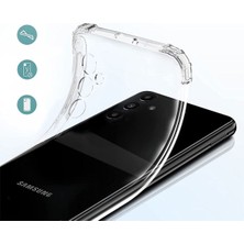 Samsung Galaxy A34 Kılıf 3D Kamera Korumalı Antishock Darbe Emici Yumuşak Esnek Şeffaf Silikon Kapak