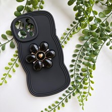 Epa Center Pop Socket Telefon Tutuculu Çift Şekilde Kullanılan Iphone 15 Pro  Kılıf Siyah