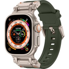 Roketcim Watch Ultra 49MM KRD-101 Titanyum Metal Başlıklı Silikon Kordon
