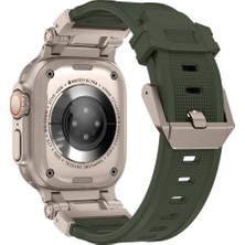 Roketcim Watch Ultra 49MM KRD-101 Titanyum Metal Başlıklı Silikon Kordon