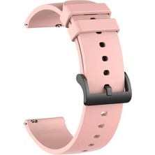 Dmay Amazfit Bip / Amazfit Bip 3 / Amazfit Bip 3 Pro Uyumlu Tokalı Silikon Kordon 20MM