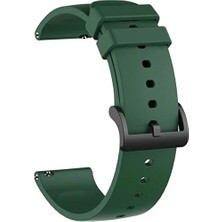 Dmay Amazfit Bip / Amazfit Bip 3 / Amazfit Bip 3 Pro Uyumlu Tokalı Silikon Kordon 20MM