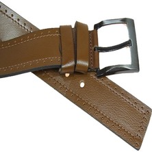 Derimine Deri Erkek Spor Nakışlı Kot Kemeri 4,5 cm