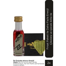 The Brouzzer Energy Karışık Meyve Aromalı Içecek 20ML & Çikolata Performans Destekleyici (24GR + 20ML) SET