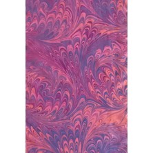 ElifEbru Exclusive Handicrafts Ebru Sanatı El Yapımı Kadın Ipek Fular Pembe Çok Renkli Sümbül Çiçekli Ozlogf 15