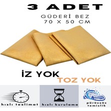 [ 3 Adet ] Güderi Bez Premium Büyük Boy 70 x 50 cm Ithal