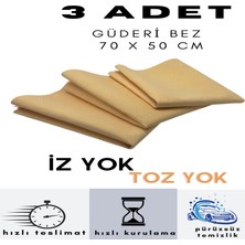 [ 3 Adet ] Güderi Bez Premium Büyük Boy 70 x 50 cm Ithal