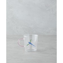 English Home Carole Borosilikat Kupa 310 ml Pembe - Mavi