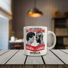 Asilmeydan Rocky Balboa Ve Clubber Lang Baskılı Kupa Bardak - Hediyelik