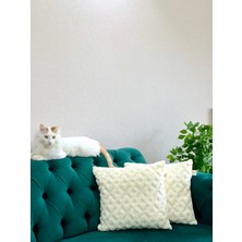 2'li Set Bohem Özel Tasarım Punch Panç Desen Dekoratif Kırlent Kılıfı  Aynı Renk 43 x 43  cm
