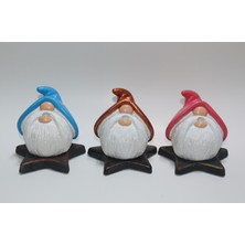 Tedi Sanat Gnome Cüce Dekoratif Konik Tütsülük Buhurdanlık