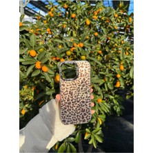 Iphone 16 Pro Max Uyumlu Leopar Desenli Telefon Kılıfı