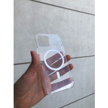 Iphone 15 Uyumlu Şeffaf Mika Magsafe Telefon Kılıfı