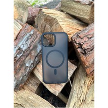 Iphone 12 Uyumlu Mat Siyah Magsafe Özellikli Telefon Kılıfı